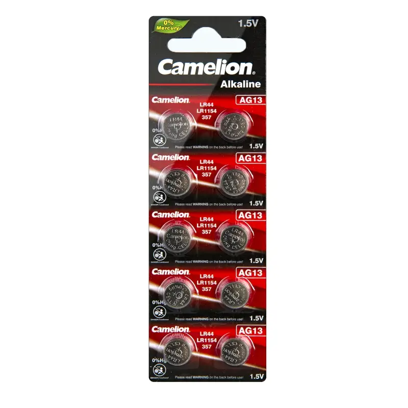 Батарейка щелочная CAMELION AG13 (LR44) 1.5В бл/10