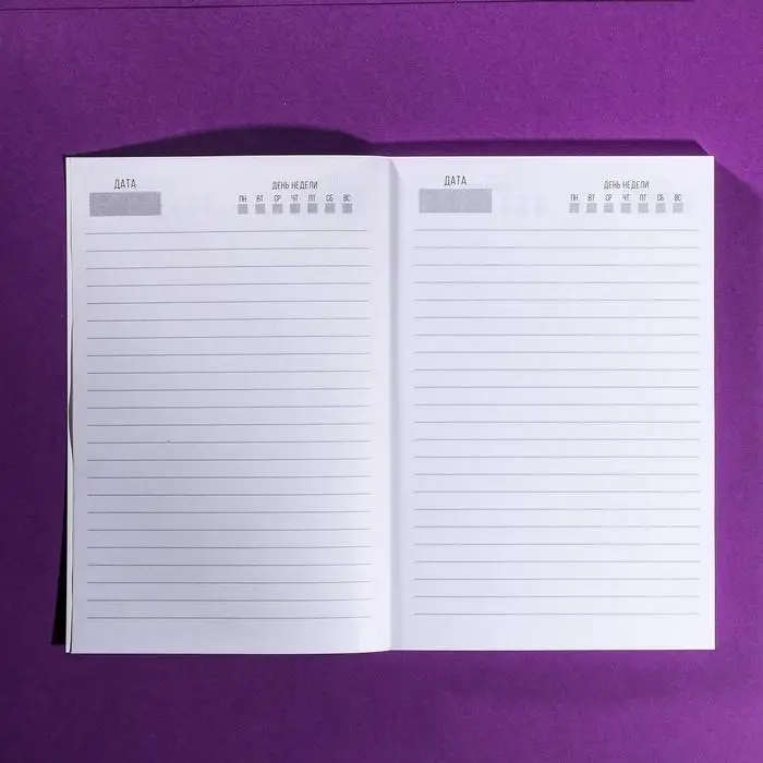 Ежедневник в тонкой обложке А5, 80 листов «Ужасного праздника» Ежедневник в тонкой обложке А5, 80 листов «Ужасного праздника»