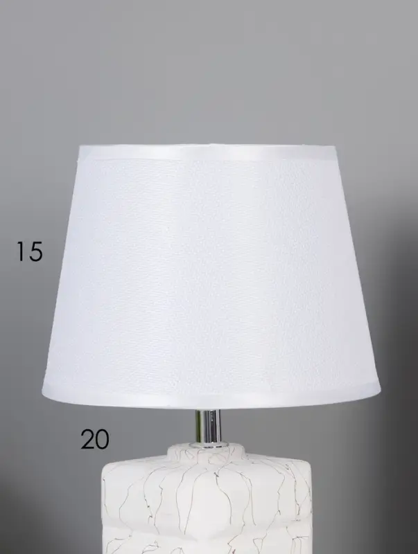 Лампа настольная &laquo;Луминель&raquo; E14, 1х40Вт, белый, RISALUX