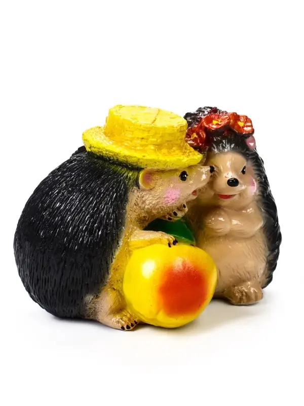 Садовая фигура из гипса &laquo;Ёжики признание в любви&raquo;, 23&times;17&times;22 см