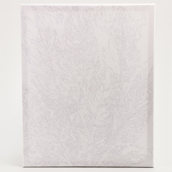 Картина по номерам на холсте с подрамником с золотой краской «Перья», 40 х 50 см Картина по номерам на холсте с подрамником с золотой краской «Перья», 40 х 50 см