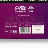 Шоколад молочный &laquo;Пофигин&raquo;, 70 г