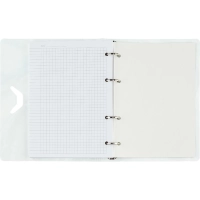 Бизнес-тетрадь А5,120л кольц/смен.бл,кл.Attache Selection Fluid Серо-Голуб