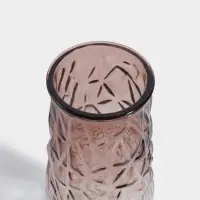 Ваза для цветов &laquo;Берт&raquo;, 24&times;10.5 см, стекло, прозрачно-коричневая