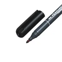 Маркер перманентный Centropen 2836, чёрный, узел 3.3 мм, линия 2 мм