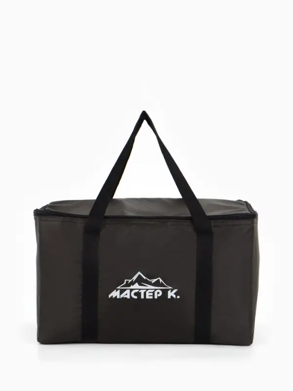 Термосумка с аккумулятором холода &laquo;Мастер К.&raquo; на молнии, объём 25 л, сохраняет холод до 6 ч, хаки