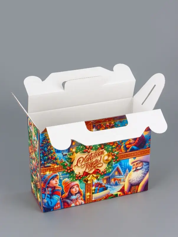 Коробка подарочная складная Коробка подарочная складная "Зимняя сказка" 23 х 8,5 х 23 см