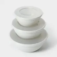 Набор мисок с крышкой HELSINKI, 3 шт.: 1 л, 2 л, 3 л, МИКС