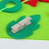 Коврик из фетра развивающий &laquo;Накорми гусеницу&raquo;