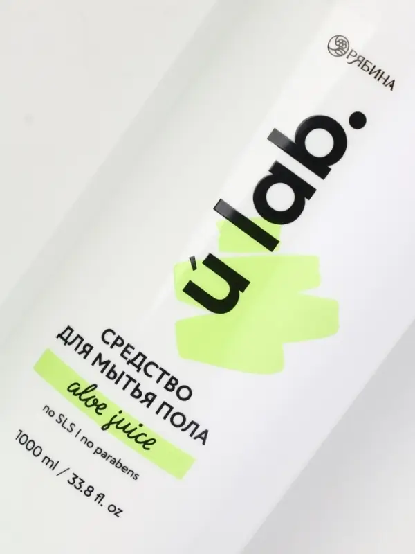 Средство для мытья пола, аромат мякоть алоэ, 1000 мл, ULAB Средство для мытья пола, аромат мякоть алоэ, 1000 мл, ULAB