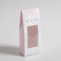 Коробка складная «Кот», 14 х 5.5 х 3.5 см