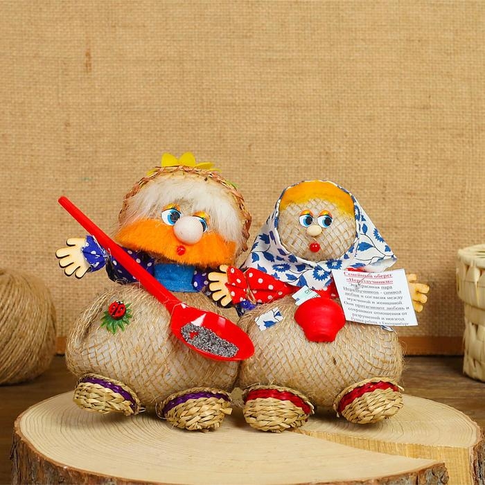 Оберег «Неразлучники», семейный, микс Оберег «Неразлучники», семейный, микс