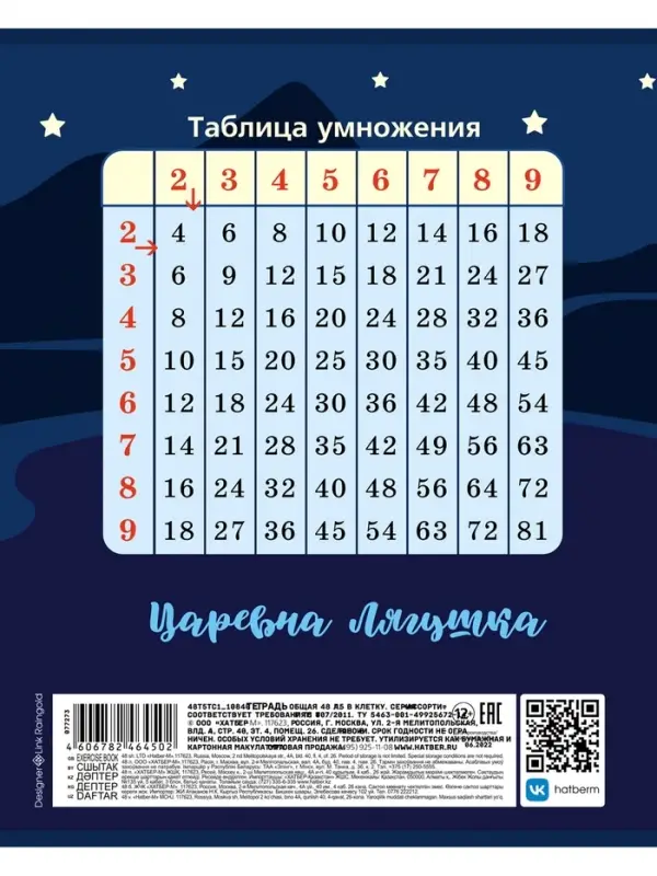 Тетрадь 12л А5ф клетка 60-65г/кв.м на скобе Обл. мел.картон 5 диз.в блоке скругл.углы