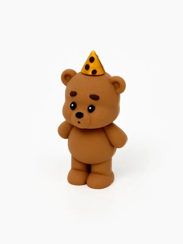 Фигурка-топпер для торта &laquo;Мишка задувает свечку&raquo;