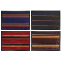 Коврик придверный яркая полоска тм VETTA, 40x60см, ворсовый с резиновой каймой, 4 диз.