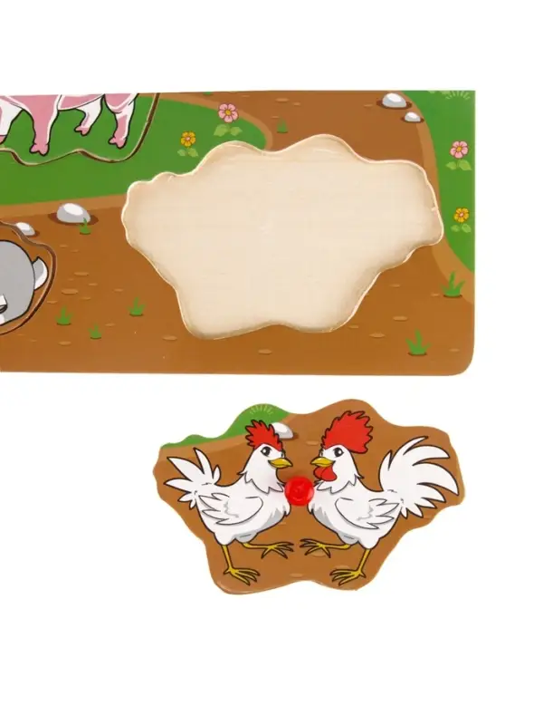 Рамка - вкладыш Лесная мастерская &laquo;Весёлая ферма&raquo;, 8 элементов