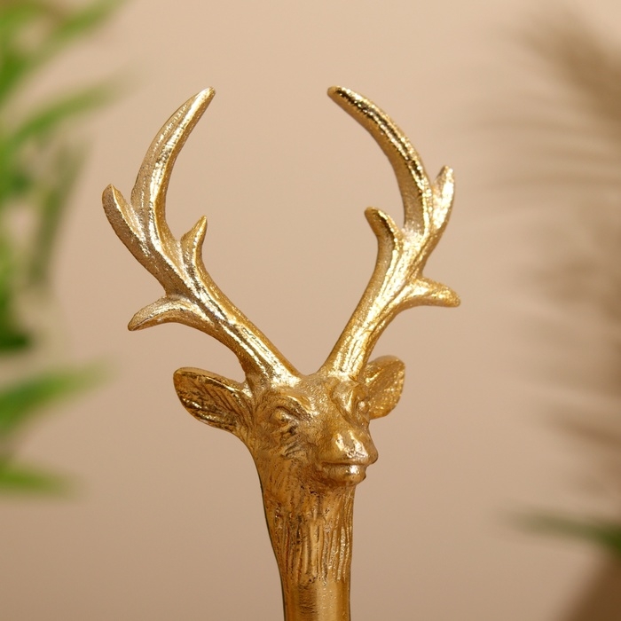 Колокольчик  Колокольчик "Олень" алюминий 6х7х20 см