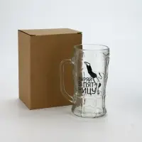 Кружка пивная стеклянная «Ныряй в пятницу», 500 мл Кружка пивная стеклянная «Ныряй в пятницу», 500 мл