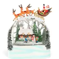 Фигурка светодиодная &laquo;Сказка&raquo;, новогодняя, 3хАА, музыка, свет, USB, 9.5&times;16&times;20 см