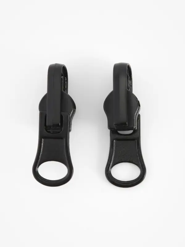 Бегунок автоматический для водонепроницаемой молнии &laquo;Спираль&raquo;, реверсивный, №7, 10 шт., чёрный