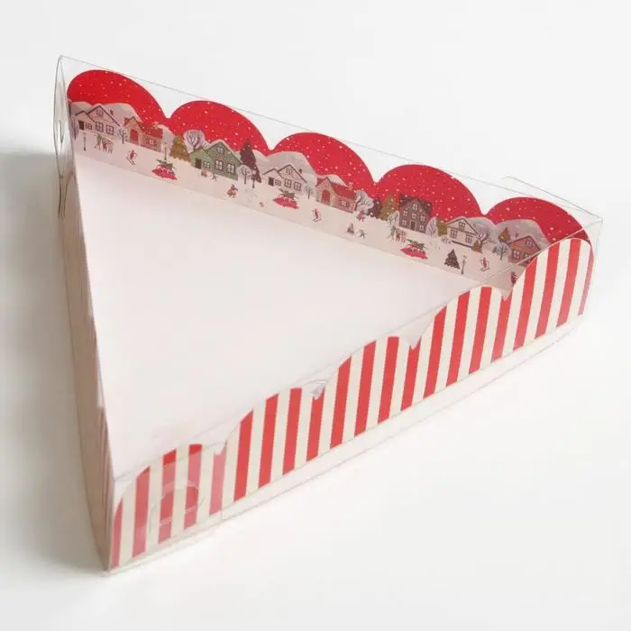 Коробка для кондитерских изделий с пластиковой крышкой «Friends», 18 х 18 х 4 см