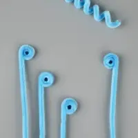 Синельная проволока набор 50 шт., светло-голубая, 30 см