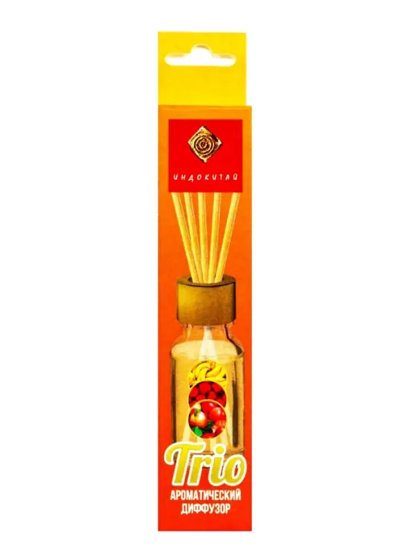 Аромадиффузор Trio10 банан, малина, яблоко, 10 мл