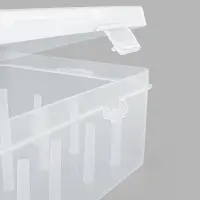 Органайзер для ниток, 42 катушки, 23.7&times;13.7&times;6.6 см, прозрачный