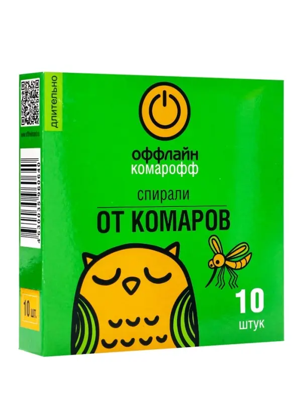 Спирали от комаров "Комарофф", 10 шт