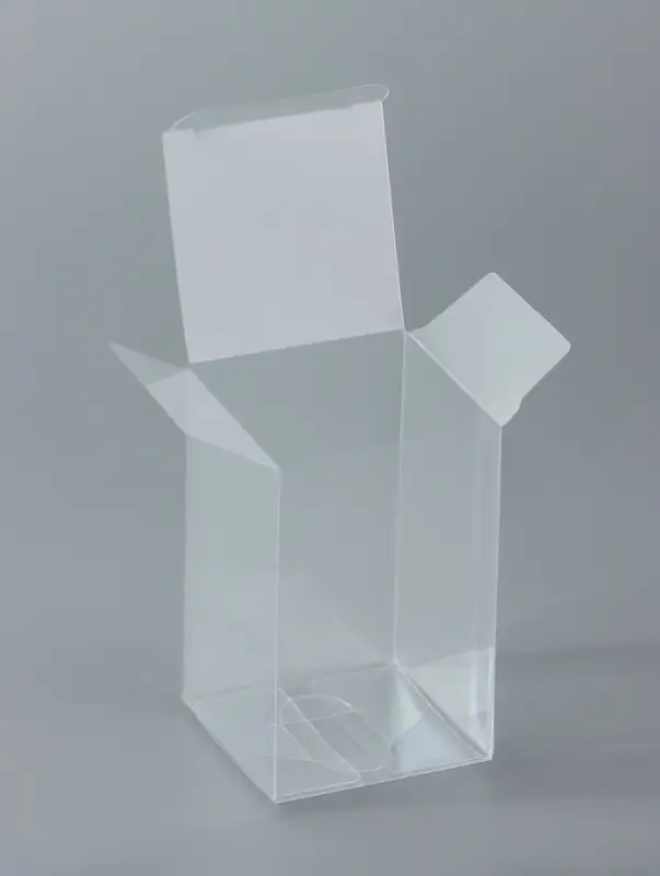 Складная прозрачная коробка из PVC, для упаковки подарков, 5&times;5&times;8 см