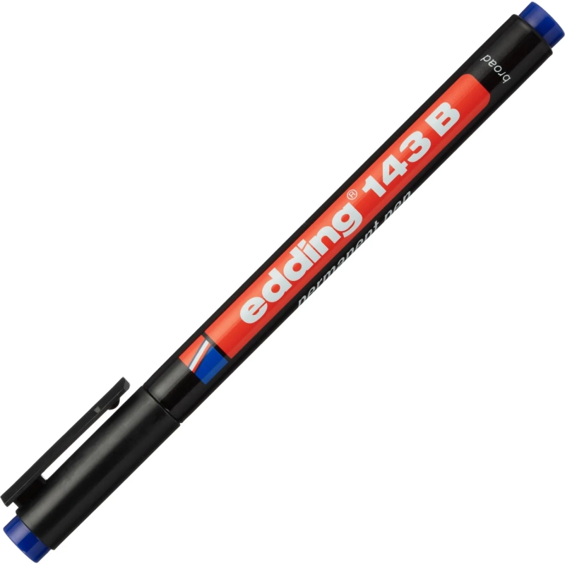 Маркер для глянц.поверх. EDDING E-143/3 B синий 1-3мм перманент