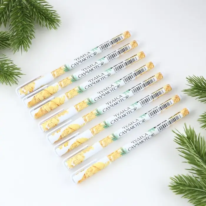 Ручка шариковая, синяя паста, 0.7 мм, с колпачком, пластик, софт-тач «Новый год: Чудеса случаются» Ручка шариковая, синяя паста, 0.7 мм, с колпачком, пластик, софт-тач «Новый год: Чудеса случаются»