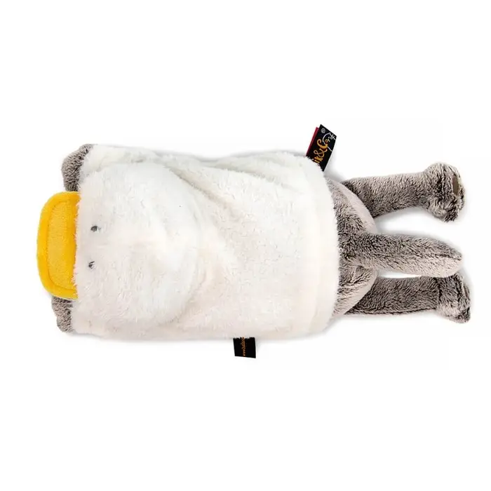 Мягкая игрушка "Кот Басик в худи "Гусик" лежачий, 19 см Kl19-002