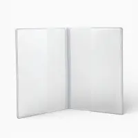 Обложка для паспорта, 9.5&times;0.5&times;13.5 см, чёрная