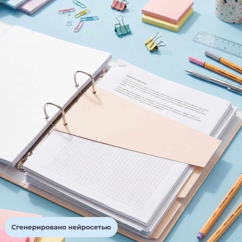 Разделитель листов Разделительные полоски Attache,розовые, 100 шт./уп.