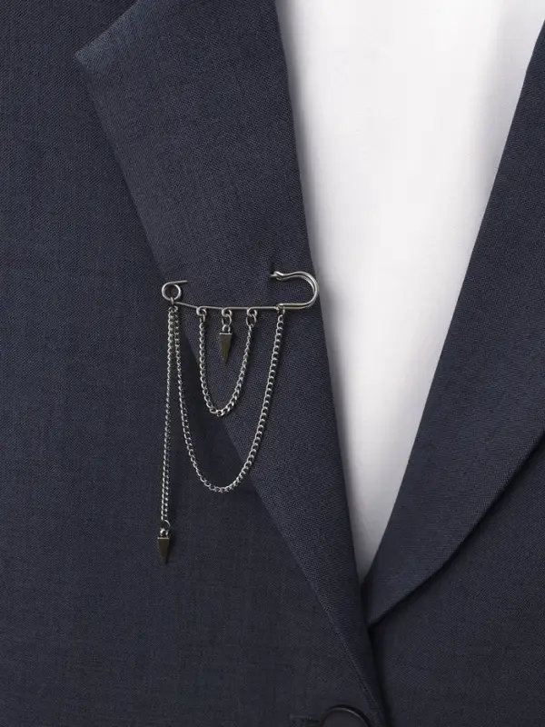 Булавка &laquo;Шипы&raquo;, 6 см, цвет серебро