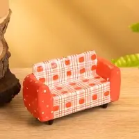 Мебель для кукол &laquo;Кресло&raquo;, 10&times;4&times;5.5 см, дерево, красная