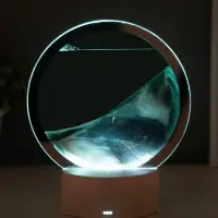 Светильник настольный СТАРТ Sands, LED, 10 Вт, USB, 16&times;16&times;20 см, 3хAA, серый