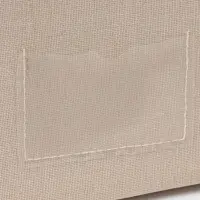 Кофр для хранения вещей LaDо́m, размеры 50&times;40&times;33 см, бежевый, материал батист