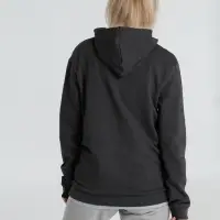 Толстовка с капюшоном унисекс Hoodie, серый меланж (антрацит), размер XS