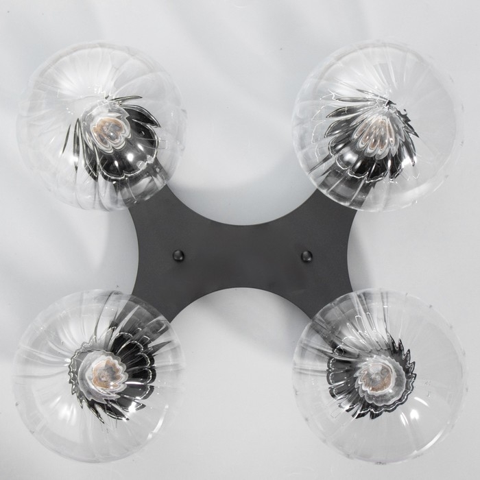 Люстра 2795/4 E27 40Вт черный 50х50х20 см BayerLux Люстра 2795/4 E27 40Вт черный 50х50х20 см BayerLux