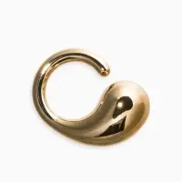 Кольцо пластик "Капля Бо", р-р 17, цвет золото Кольцо пластик "Капля Бо", р-р 17, цвет золото