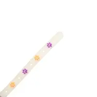 Ошейник, светящийся в темноте, "Яркие следы" (люминесцентный), 30 х 1 см, фиолетово-жёлтый Ошейник, светящийся в темноте, "Яркие следы" (люминесцентный), 30 х 1 см, фиолетово-жёлтый