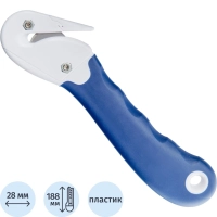 Нож канцелярский Attache для вскрытия упаковочных материалов, цв.синий