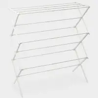 Сушилка для белья напольная LaDо́m, складная, раздвижная, металл, белая