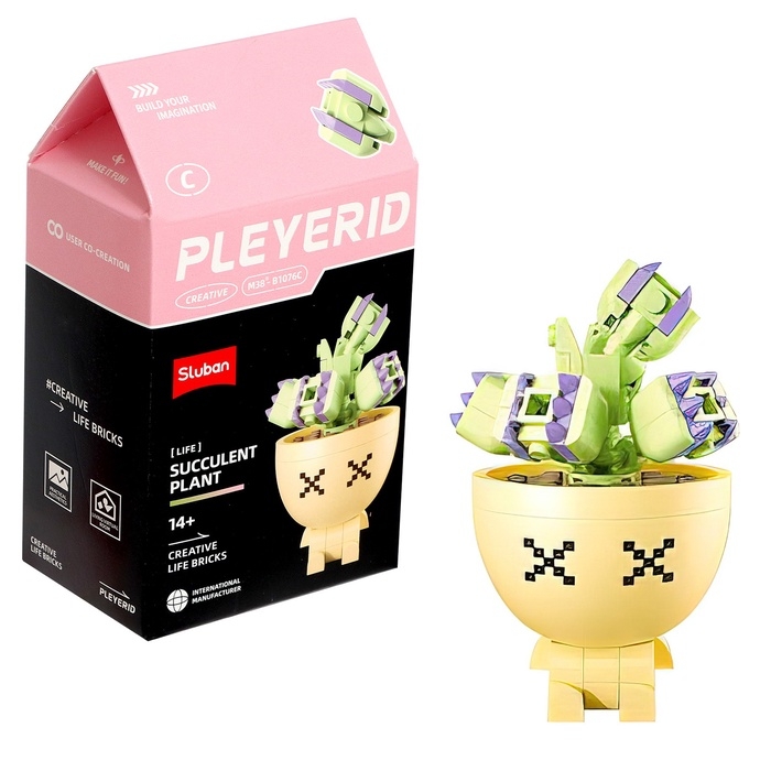 Конструктор  Конструктор "Цветы в горшочке",  С