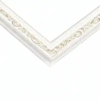 Рама для картин и зеркал Estelle Classic, 60&times;90 см, белый с золотом