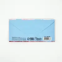 Конверт для денег &laquo;С днём рождения&raquo;, цветы, 16.5&times;8 см