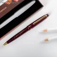 Ручка шариковая, синяя паста, 1 мм, пластик, автоматическая &laquo;С Днем учителя&raquo;