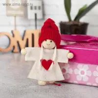Елочная игрушка &laquo;Девочка с косичками&raquo;, МИКС